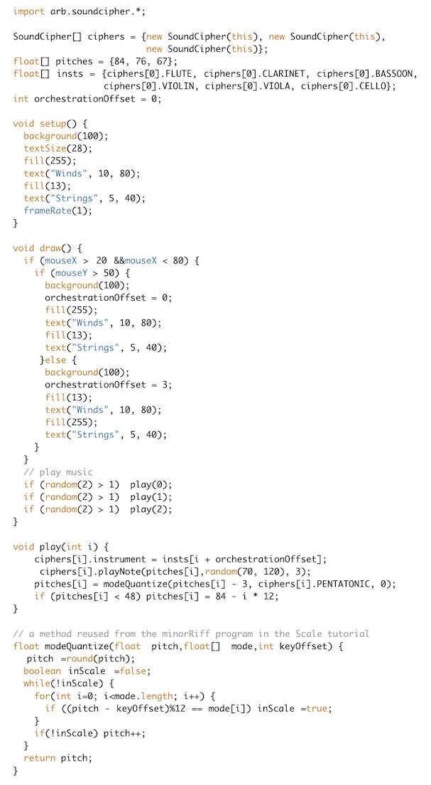 code