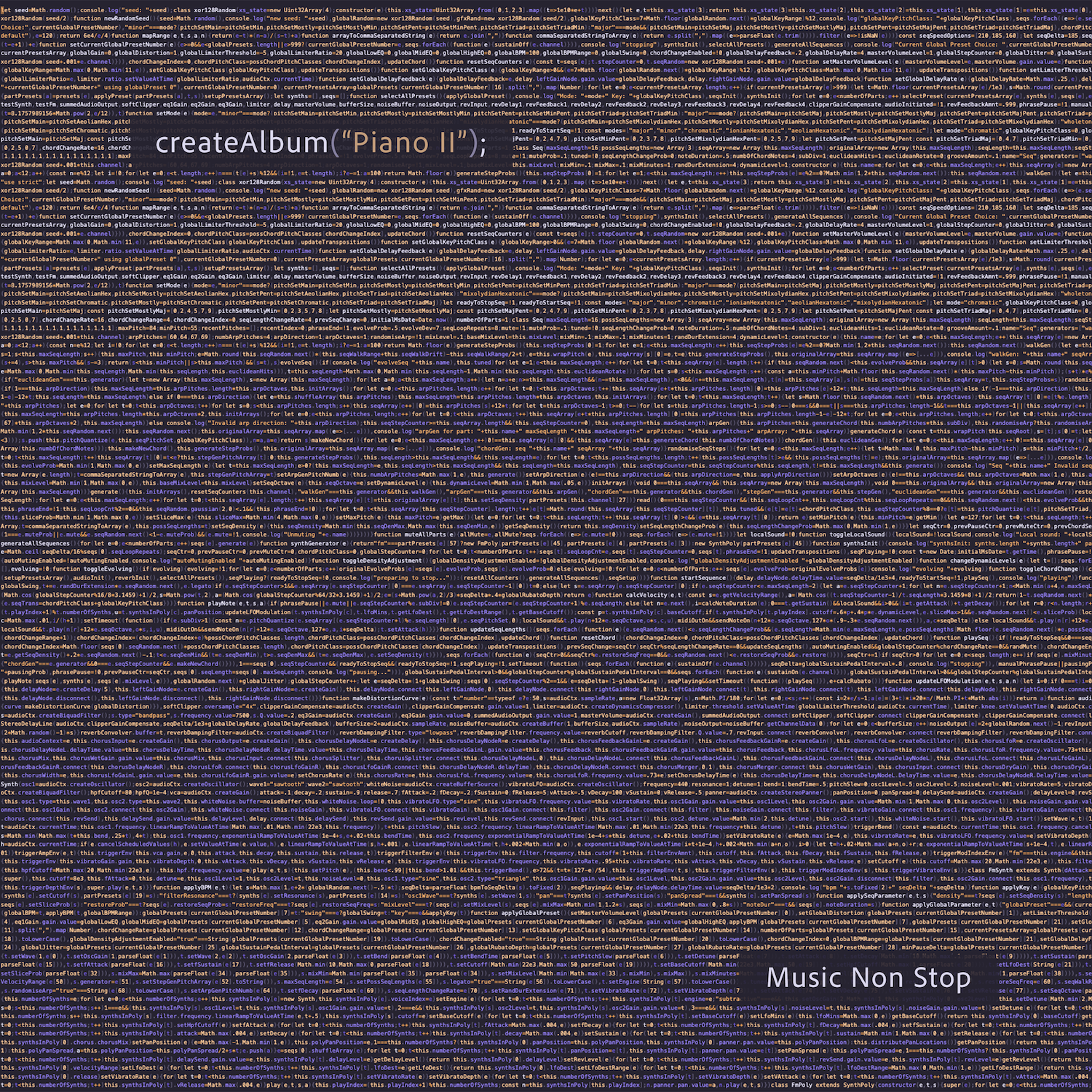 createAlbum(“Piano II”);